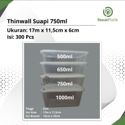 Thinwall Suapi 750ml (DUS)