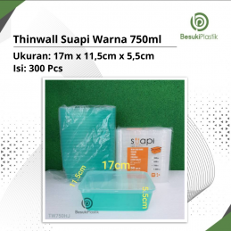 Thinwall Suapi Warna 750ml (DUS)