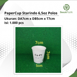 PaperCup Starindo 6,5oz Polos (DUS)