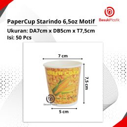 PaperCup Starindo 6.5oz Motif