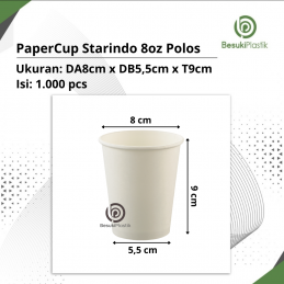 PaperCup Starindo 8oz Polos (DUS)