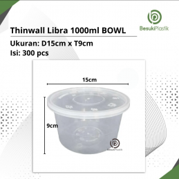 Thinwall Libra 1000ml BOWL (DUS)
