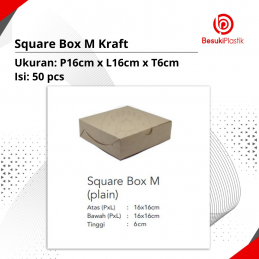 Square Box M Kraft