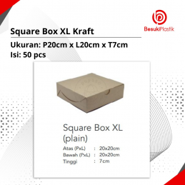 Square Box XL Kraft