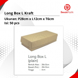 Long Box L Kraft