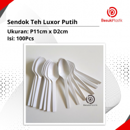 Sendok Teh Luxor Putih