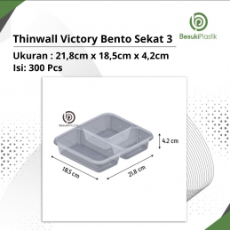 Thinwall Victory Bento Sekat 3