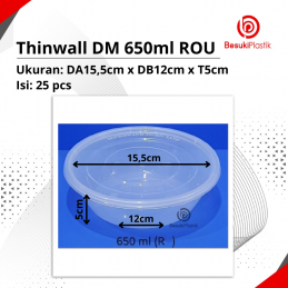 Thinwall DM 650ml ROU