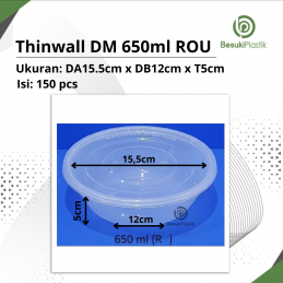 Thinwall DM 650ml ROU (DUS)