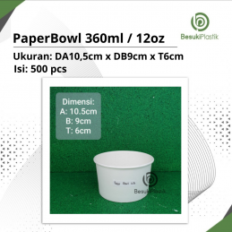 PaperBowl FreshOne 360ml / 12oz (DUS)