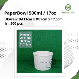 PaperBowl FreshOne 500ml / 17oz (DUS)