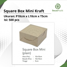 Square Box Mini Kraft (DUS)