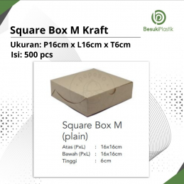 Square Box M Kraft (DUS)