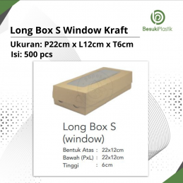 Long Box S Window Kraft (DUS)