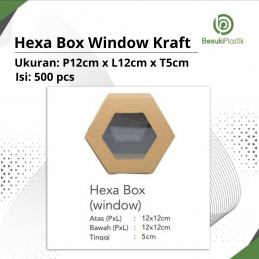Hexa Box Window Kraft (DUS)
