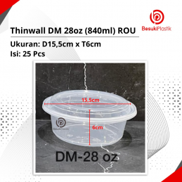 Thinwall DM 28oz (840ml) ROU